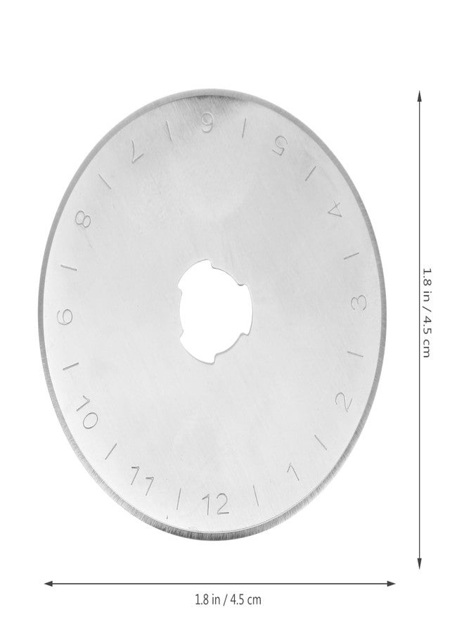 ULTNICE Rotary Cutter Blades 45mm Sharp Replacement Blades Fits Circular Refill Sewing Fabric Leather Paper Roller Craft Steel Quilting Scrapbooking 10PCS - Image 4